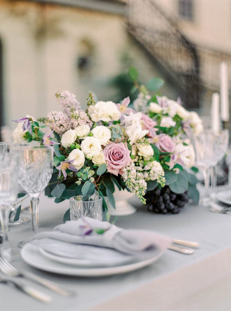 Garden inspired centrepiece